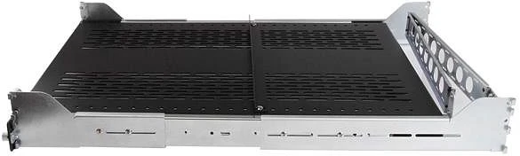 StarTech ausziehbarer belüfteter Fachboden mit Kabelführung bis 56.7kg, 702mm Einbautiefe, 2HE