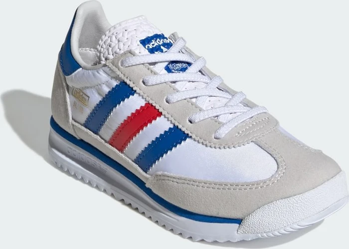 adidas SL 72 RS Elastic Laces cloud white/blue/better scarlet (Junior)