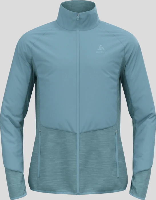 Odlo The Run Easy Warm Hybrid Funktionsjacke provincial blue (Herren)