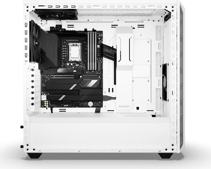 be quiet! Shadow Base 800 DX White, weiß, Glasfenster, schallgedämmt