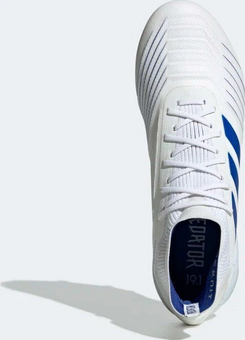 adidas Predator 19.1 FG ftwr white/bold blue (Herren)