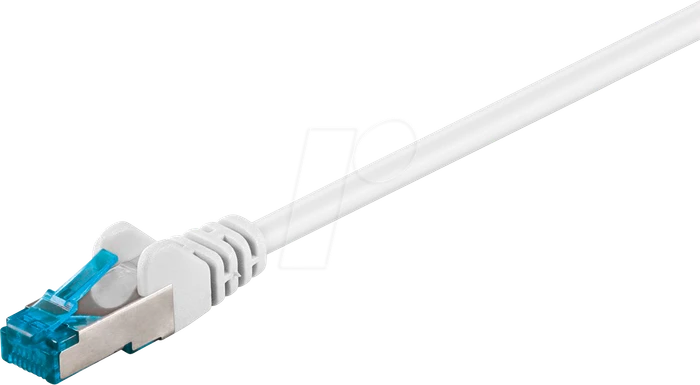 goobay Patchkabel, Cat6a, S/FTP, RJ-45/RJ-45, 15m, weiß