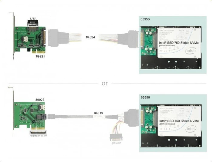 DeLOCK U.2 2.5" -> U.2 2.5"