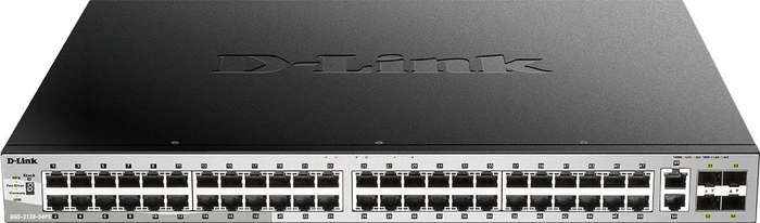 D-Link DGS-3130 Rackmount Gigabit Managed Switch, 50x RJ-45, 4x SFP+, PoE+