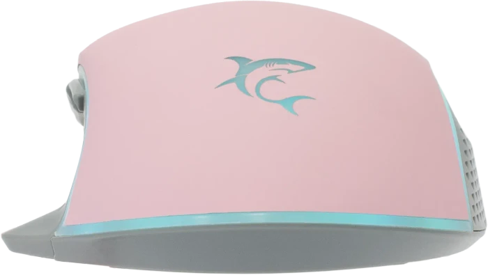 White Shark Gareth Pink Gaming Mouse, rosa/grau, USB