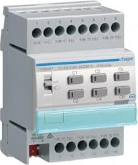 Hager KNX Heizungsaktor 6-fach, Schaltaktor