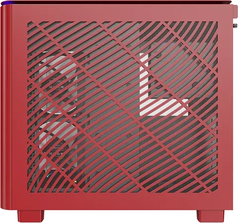 Montech King 95 Pro Vibrant Red, rot, Glasfenster