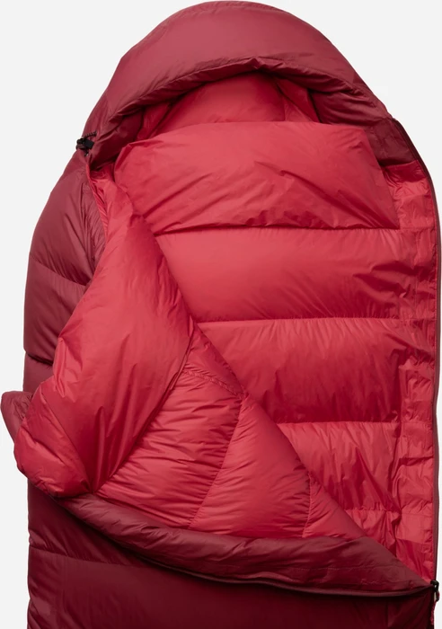 Mountain Equipment Olympus 650 Mumienschlafsack rhubard (Damen)