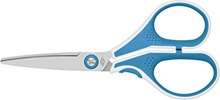 Wedo Cut-it Universalschere, beidhändig, 130mm, blau/weiß