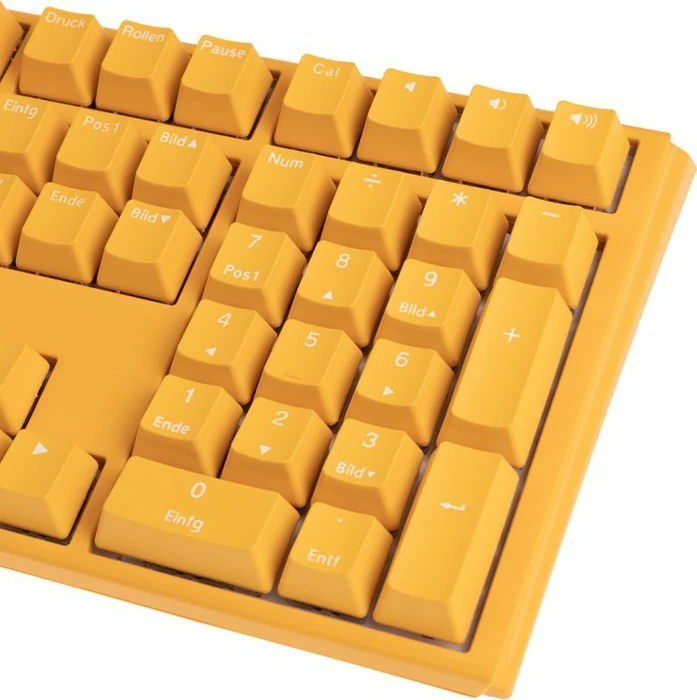 Ducky One 3 Yellow PBT, LEDs RGB, MX SPEED RGB Silver, USB, DE