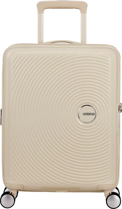 American Tourister Soundbox Spinner erweiterbar S coconut sand