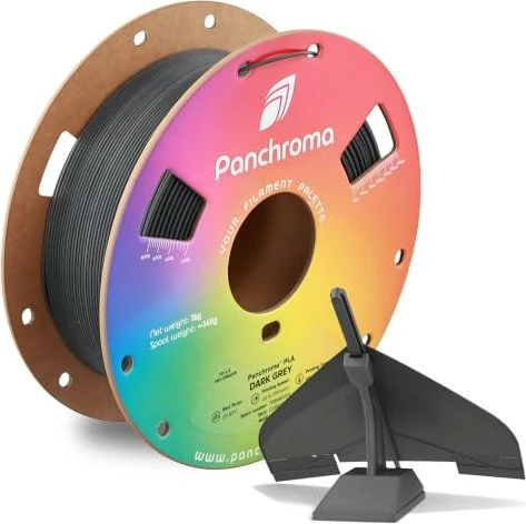 Polymaker Panchroma PLA, Dunkelgrau, Spule, 1.75mm, 1.00kg