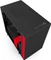 NZXT H200i, schwarz/rot, Glasfenster, Mini-ITX Vorschaubild