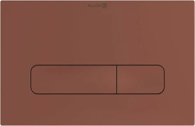 Kludi Betätigungsplatte eckig 236x152mm matt vermilion