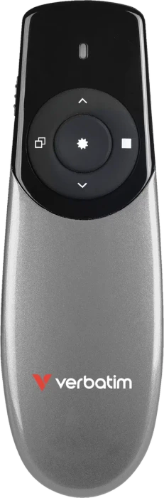 Verbatim Focus Wireless Presenter mit rotem Laserpointer, grau/schwarz, USB-A
