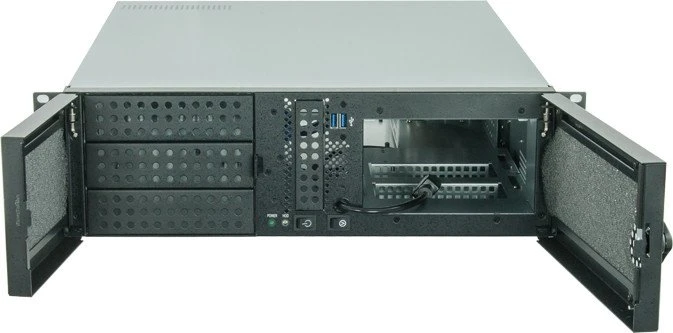 Chieftec UNC-310A-B, schwarz, 3HE, ATX (UNC-310A-B-OP) – Bild 2 von 9