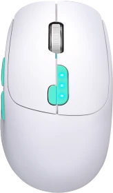 Defender Nitta MM-307 Wireless Optical Mouse weiß/türkis, USB/Bluetooth (52307)