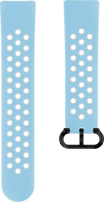 Hama Ersatzarmband für Fitbit Charge 5 Silikon blau/grau