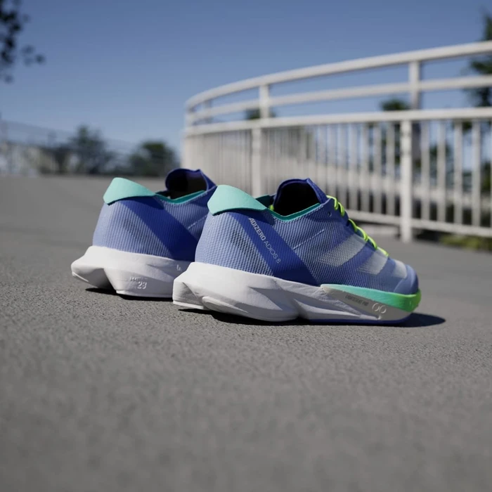 adidas Adizero Adios 8 blue spark/zero metalic/flash aqua (Damen)