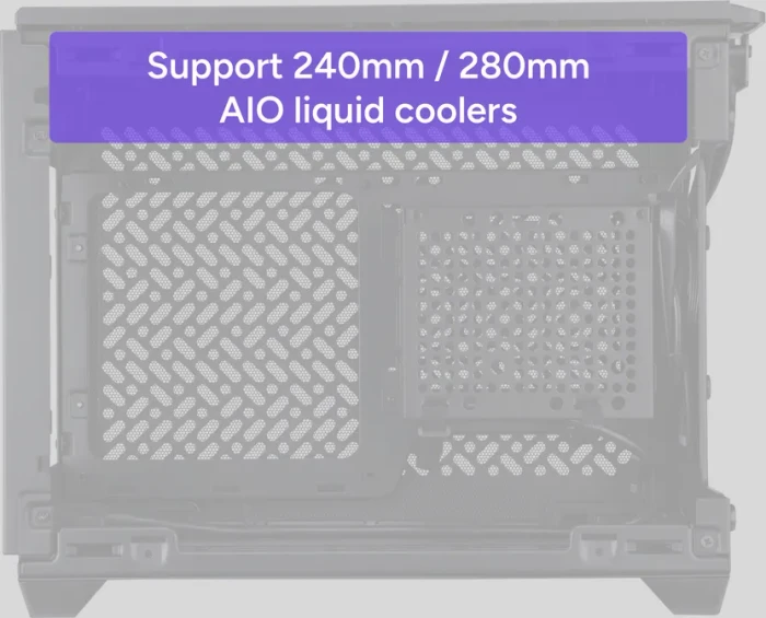 Cooler Master MasterBox NR200P [V3], schwarz, Mini-ITX