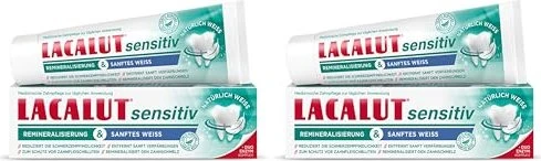 Lacalut Lacalut sensitiv Remineralisierung & sanftes Weiß Zahncreme, 75ml