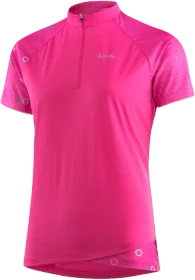 Löffler Axo Rise Half-Zip Trikot kurzarm magenta (Damen)