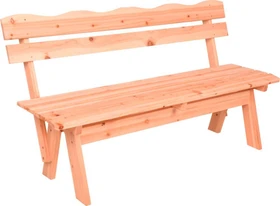 Garden Pleasure Rangun Gartenbank 2-Sitzer braun