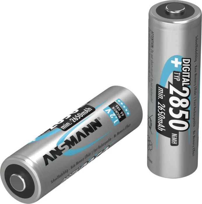 Ansmann Digital NiMH Akku Mignon AA Typ 2850, 4er-Pack