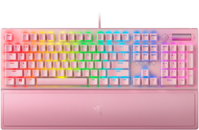 Razer BlackWidow V3 Quartz Pink, Razer GREEN, USB, US