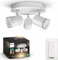 Philips Hue White Ambiance Adore Spot rund 3-flammig weiß Vorschaubild