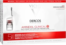 Vichy Dercos Aminexil Clinical 5 für Frauen Haarkur, 126ml (21x 6ml)