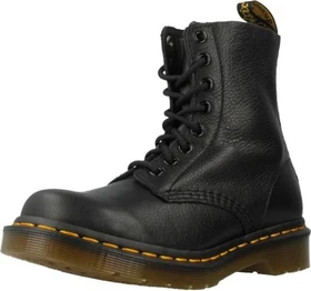 Dr. Martens 1460 Pascal Virginia Soft Leather Lace Up Boots schwarz