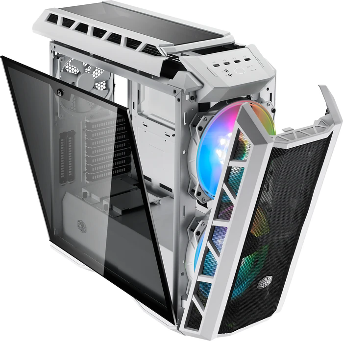 Cooler Master MasterCase H500P Mesh ARGB, weiß, Glasfenster