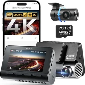 70mai Dash Cam 4K A810S + RC24