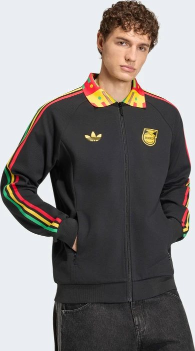 adidas Jamaika x Bob Marley Anthem Auswärts Trainingsjacke schwarz (Herren)