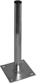 A.S. SAT Alu-Standfuß 0.6m 50mm Platte 19x19cm