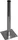 A.S. SAT Alu-Standfuß 0.6m 50mm Platte 19x19cm (30360)