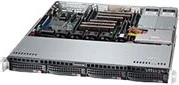 Supermicro SuperChassis 813MFTQ-R606CB, grau/schwarz, 1HE, 1x 600W redundant