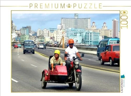 Calvendo Ein Motorrad-Gespann der Marke Jawa in Havanna
