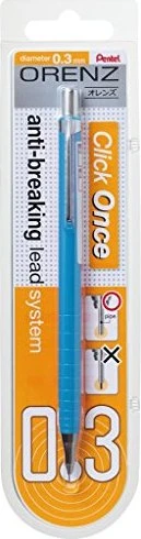 Pentel Orenz XPP Druckbleistift B 0.3mm graphit, blau