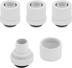 Corsair Hydro X Series XF Softline, Compression Fitting G1/4" auf 13/10mm, weiß, 4er-Pack