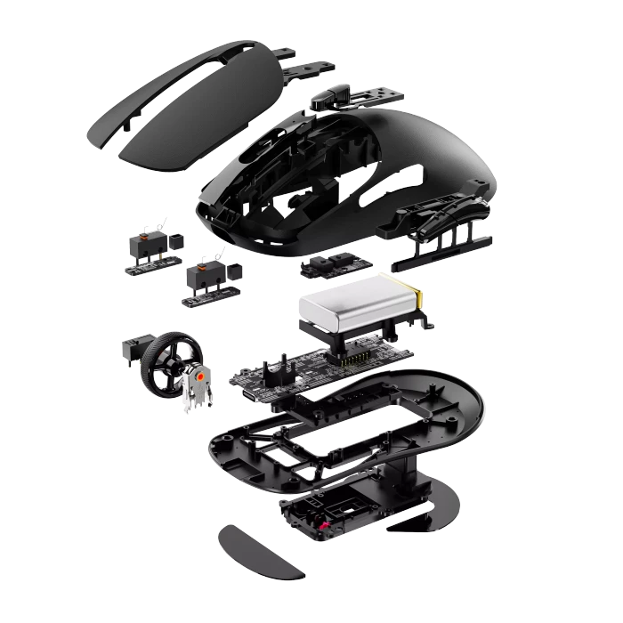 Rapoo V200PRO 8K/4K Wireless Gaming Mouse schwarz, USB