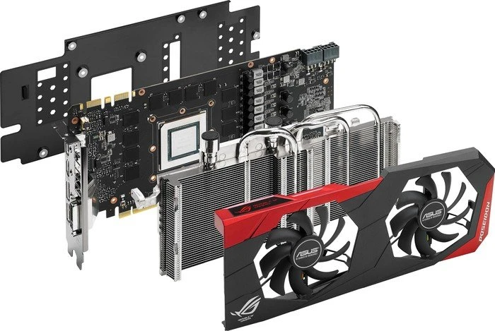 ASUS ROG Poseidon GeForce GTX 980 Ti Platinum, POSEIDON-GTX980TI-P-6GD5, 6GB GDDR5, DVI, HDMI, 3x DP