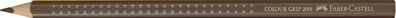 Faber-Castell Colour Grip Buntstift Van-Dyck-braun, 12er-Pack