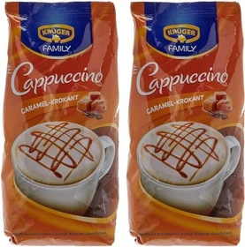 Krüger Family Cappuccino Caramel-Krokant Löskaffee, 500g