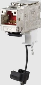 Metz Connect 25G Keystone Modul Buchse via RJ-45 Buchse, 270°