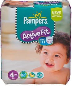 Pampers Active Fit Gr.4 Einwegwindel, 7-18kg, 78 Stück