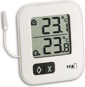 TFA Dostmann Moxx Temperaturstation weiß, digital