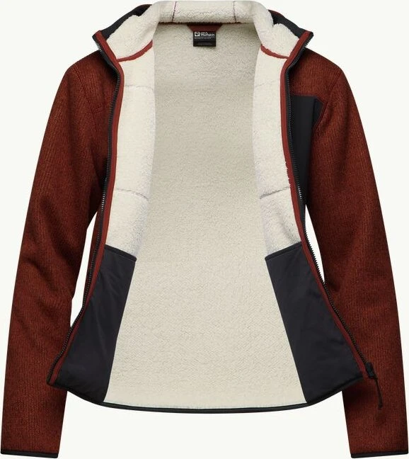 Jack Wolfskin Kaminfeuer Hooded Jacke intense rust (Herren)
