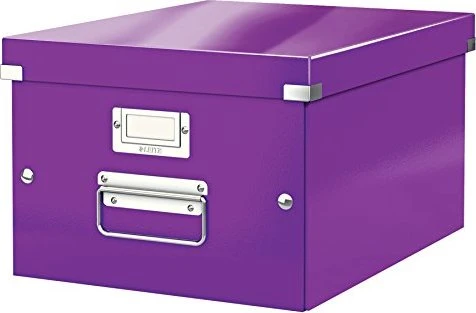Leitz Click & Store WOW Aufbewahrungsbox mittel, A4, violett